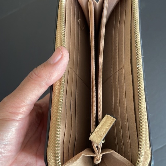 MERONA biege handbag with matching wallet. P/M/A1662 - Picture 3 of 9